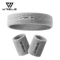 WRELS Sweatbands Sports Moisture Wicking Athletic Cotton Terry Cloth Sweatband Tennis Basketball Running Gym Sports Headband