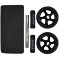 Great-Quality Abs Roller Fitness Equipment 15cm Mute Non-slip Double-Wheel Abdominal Wheel Exercise Ab Work Out Gym Muscle